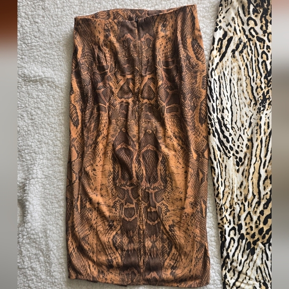 Animal Print Midi Skirts Set Of 2 - Picture 3 of 15